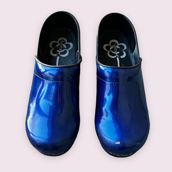 Sanita Blue Slip-Resistant Shoes Sz 38 - Picture 2 of 11